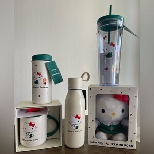 2025 Hello Kitty x Starbucks Collaboration 5 Piece Holiday
Set Limited Edition